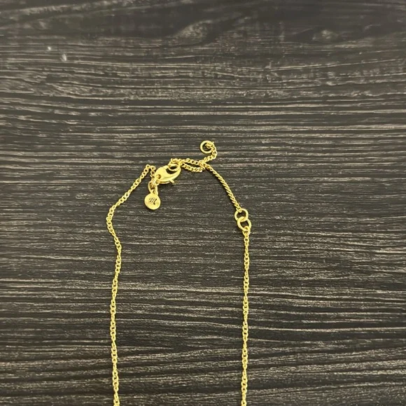 Madewell Gold Pendant Necklace - Picture 2 of 3